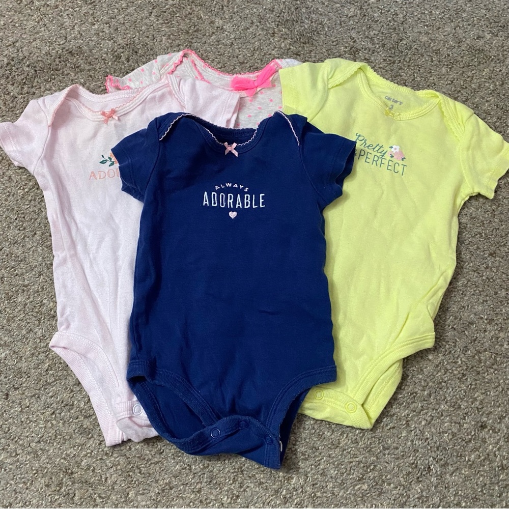 🖤3 month onesies